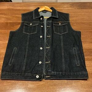 Denim Vest Size Large